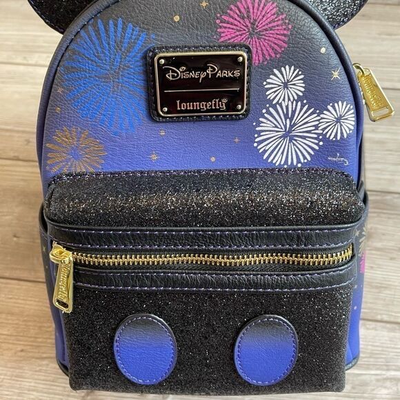 NWT Loungefly | Mickey Mouse Main Attraction Firework Mini Backpack main image 4